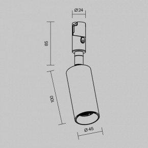 Светильник на штанге Maytoni Focus Led TR201-1-10W3K-M-B в Когалыме - kogalym.ok-mebel.com | фото 7