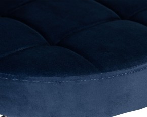 Табурет барный DOBRIN BRUNO BLACK, синий велюр (MJ9-117) в Когалыме - kogalym.ok-mebel.com | фото 4