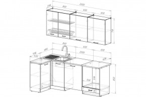 ТЕРЦИЯ Кухонный гарнитур Стандарт (1600 мм) в Когалыме - kogalym.ok-mebel.com | фото 2