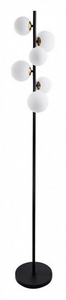 Торшер Arte Lamp Gemini A2243PN-6BK в Когалыме - kogalym.ok-mebel.com | фото