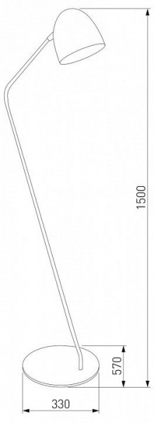 Торшер TK Lighting Soho 5037 Soho Black в Когалыме - kogalym.ok-mebel.com | фото 2