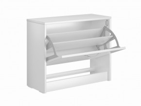 Тумба ОРИОН с одной полкой для обуви, цвет белый в Когалыме - kogalym.ok-mebel.com | фото 2