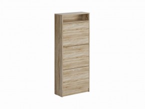 Тумба ОРИОН с тремя полками для обуви, цвет Дуб Сонома в Когалыме - kogalym.ok-mebel.com | фото