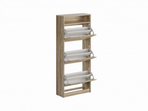 Тумба ОРИОН с тремя полками для обуви, цвет Дуб Сонома в Когалыме - kogalym.ok-mebel.com | фото 2