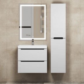 Тумба под раковину Uperwood Tanos 60 см, подвесная, белая/графит в Когалыме - kogalym.ok-mebel.com | фото 13