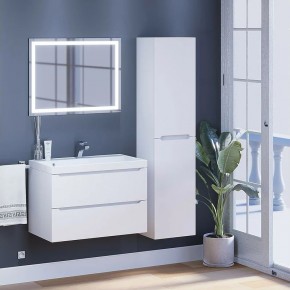 Тумба под раковину Uperwood Tanos 80 см, подвесная, белая матовая в Когалыме - kogalym.ok-mebel.com | фото 11
