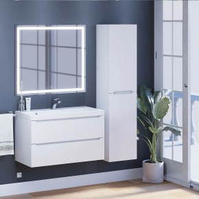 Тумба под раковину Uperwood Tanos 90 см, подвесная, белая матовая в Когалыме - kogalym.ok-mebel.com | фото 11