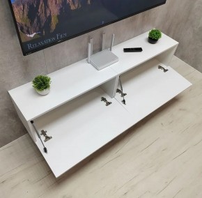 Тумба подвесная под ТВ LINES MTV1-MA 750 Белый глянец (Белый-M 10.1.1) в Когалыме - kogalym.ok-mebel.com | фото 11