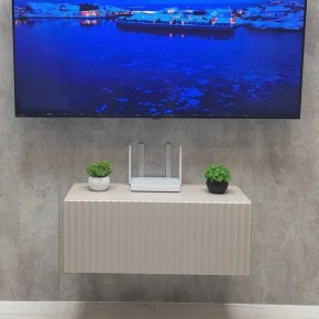 Тумба подвесная под ТВ LINES MTV1-MA 750 Бежевый (Леда-М 10.1.5) в Когалыме - kogalym.ok-mebel.com | фото 5