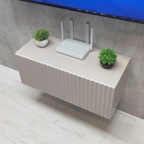 Тумба подвесная под ТВ LINES MTV1-MA 750 Бежевый (Леда-М 10.1.5) в Когалыме - kogalym.ok-mebel.com | фото 6