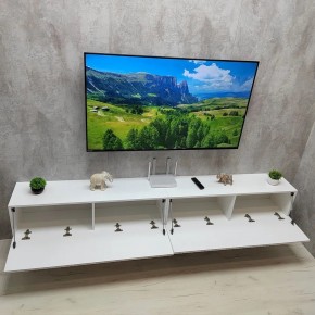 Тумба подвесная под ТВ LINES MTV4-MA 1150 Белый матовый (Белый-M 10.1.2) в Когалыме - kogalym.ok-mebel.com | фото 11