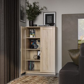 Тумба СИРИУС двухдверная высокая, цвет Дуб Сонома в Когалыме - kogalym.ok-mebel.com | фото 4
