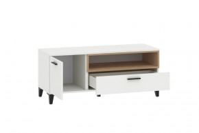 Тумба ТВА НМ 013.42 "Bergen" (Белый/Дуб бунратти) в Когалыме - kogalym.ok-mebel.com | фото