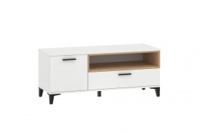 Тумба ТВА НМ 013.42 "Bergen" (Белый/Дуб бунратти) в Когалыме - kogalym.ok-mebel.com | фото 2