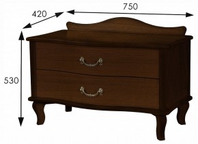 Тумбочка Джульетта Л в Когалыме - kogalym.ok-mebel.com | фото 3