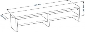 ТВ-тумба Энкель ТВ16, тамбурат, цвет белый в Когалыме - kogalym.ok-mebel.com | фото 3
