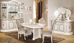 Витрина угловая (правая) 01.331 Роза (беж) в Когалыме - kogalym.ok-mebel.com | фото 2