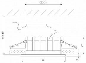 Встраиваемый светильник Elektrostandard Combi a069005 в Когалыме - kogalym.ok-mebel.com | фото 4
