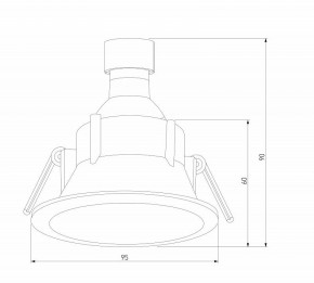 Встраиваемый светильник Elektrostandard Side 25059/01 в Когалыме - kogalym.ok-mebel.com | фото 6