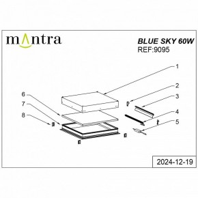 Встраиваемый светильник Mantra Blue Sky 9095 в Когалыме - kogalym.ok-mebel.com | фото 5