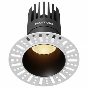 Встраиваемый светильник Maytoni Dip DL122-15W-2.7K-TRS-B в Когалыме - kogalym.ok-mebel.com | фото