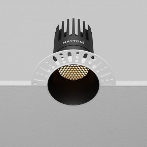 Встраиваемый светильник Maytoni Dip DL122-15W-2.7K-TRS-B в Когалыме - kogalym.ok-mebel.com | фото 7