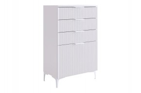 ЗЕФИР Комод (белый муар) в Когалыме - kogalym.ok-mebel.com | фото