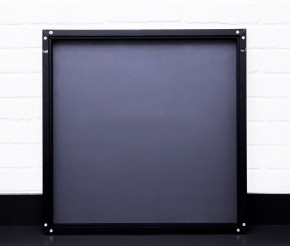 Зеркало Corsica 600х600 black без подсветки Sansa (SB1064Z) в Когалыме - kogalym.ok-mebel.com | фото 3