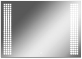 Зеркало Cosmo 100 black с подсветкой Sansa (SC1047Z) в Когалыме - kogalym.ok-mebel.com | фото 1