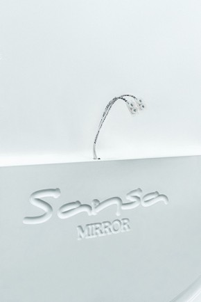 Зеркало Gia 75 white с подсветкой Sansa (SGa1044Z) в Когалыме - kogalym.ok-mebel.com | фото 5
