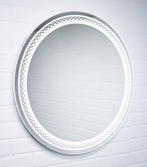 Зеркало Прая 700х700 с подсветкой Домино (GL7048Z) в Когалыме - kogalym.ok-mebel.com | фото 3